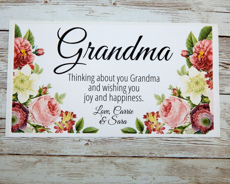 Grandma Gift Basket Birthday Gift for Grandma Grandmother Etsy