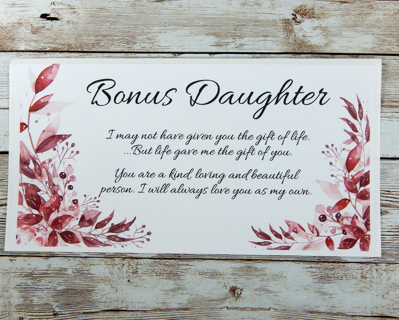 Gift for Bonus Daughter Gift to Send to Stepdaughter Step Etsy