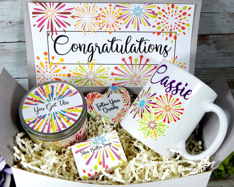 Congratulations Gift Box Gifts for Congratulating New Job Etsy