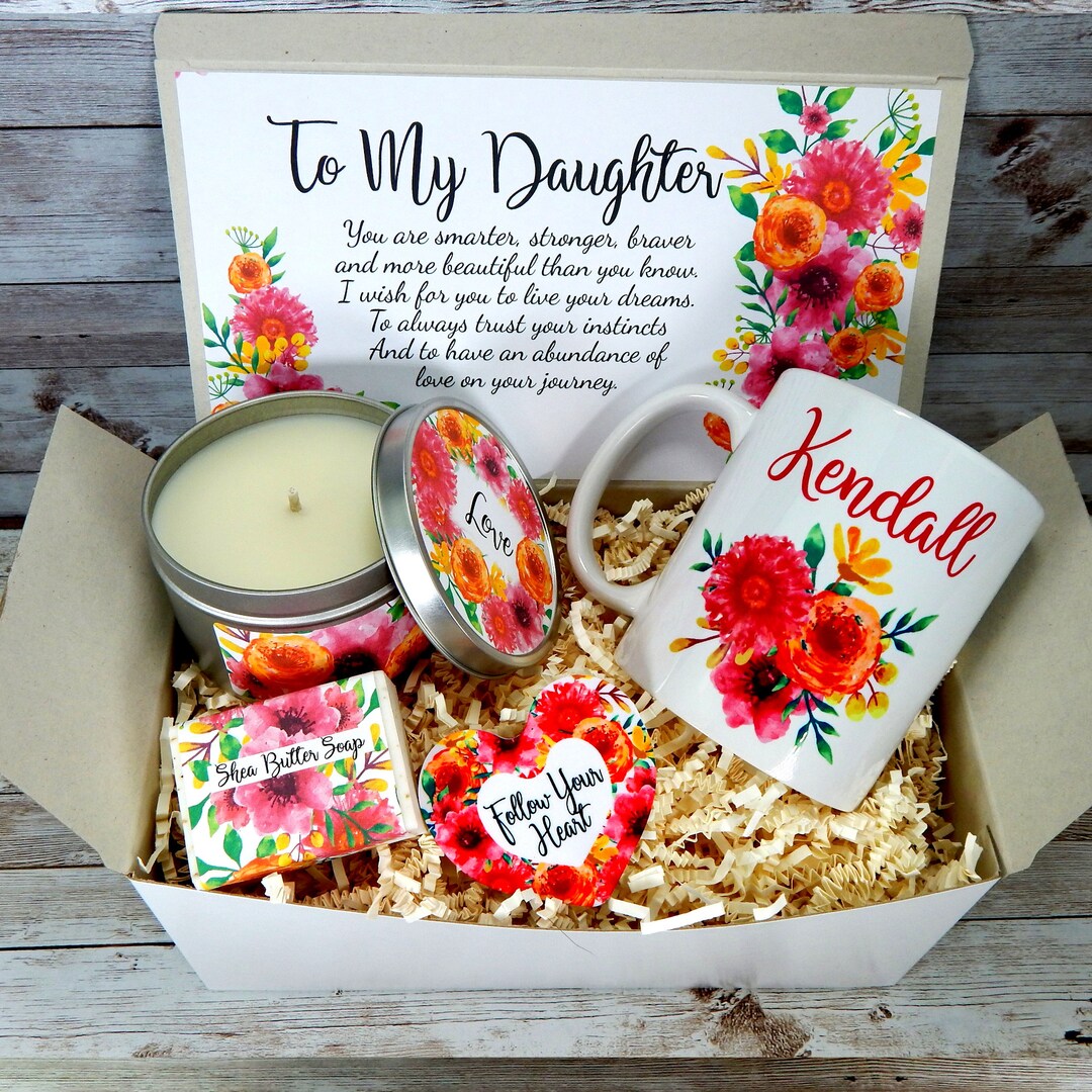 Daughter Gift Basket Daughter Gift From Mom Meaningful Etsy