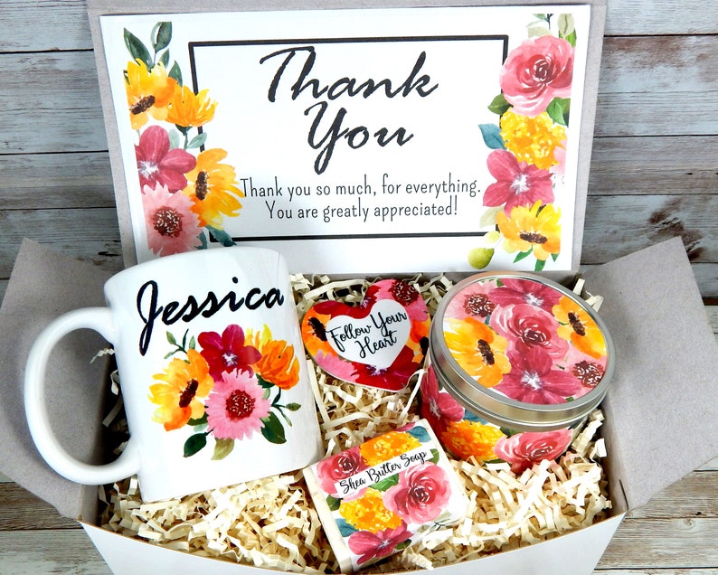 Thank You Gifts for Women Appreciation Gift Basket Etsy