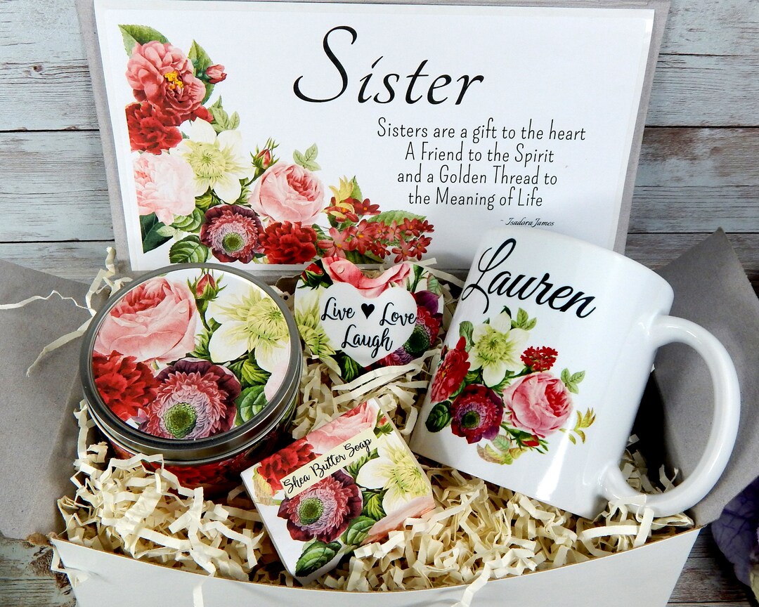 Sister Care Package Emotional Birthday Wishes for Sister Etsy