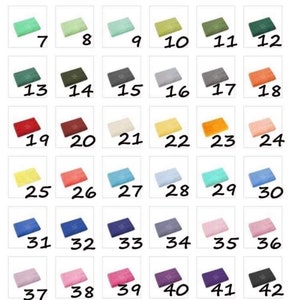 Puede incluir: Un gr&aacute;fico de 43 cuadrados de diferentes colores, numerados del 1 al 43. Los cuadrados est&aacute;n dispuestos en una cuadr&iacute;cula.