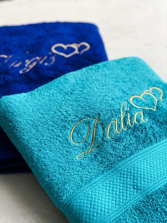 Etsy personalised towels hot sale