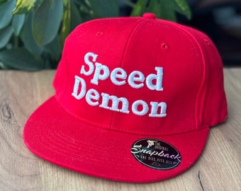 Custom Embroidered Snapback Hat - Personalize with Your Text or Logo - Trendy Headwear for a Unique Look!