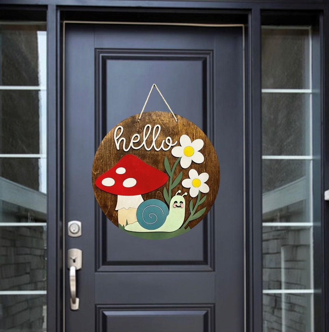 Hello Snail Welcome Sign DIY Kit | Activity Sign | Multiple Sizes ...