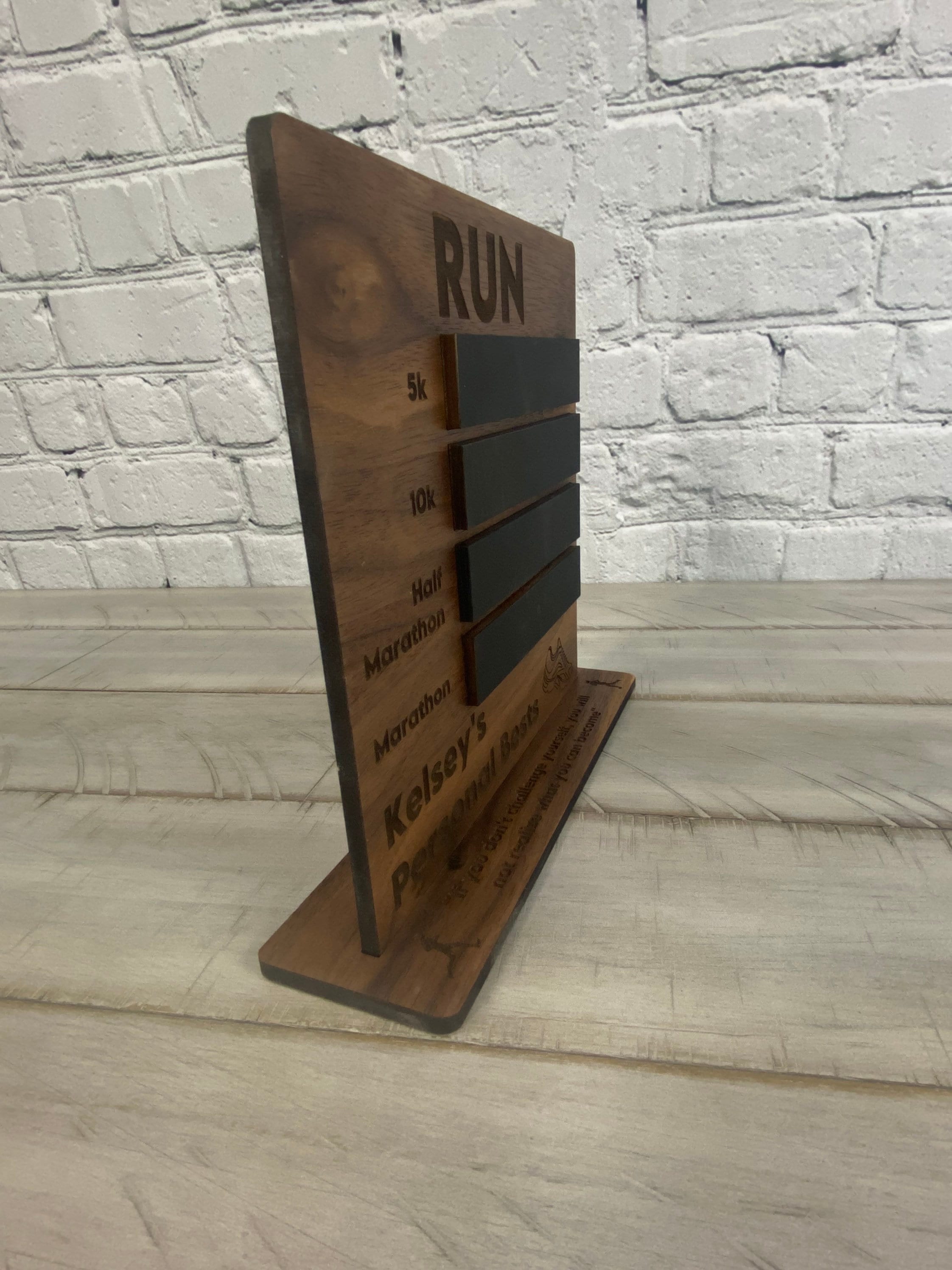 Personal Best Runner Gifts Running Frame PB Times Gifts for Runners Half Marathon Triathlon Gift Athlete Fitness Idea