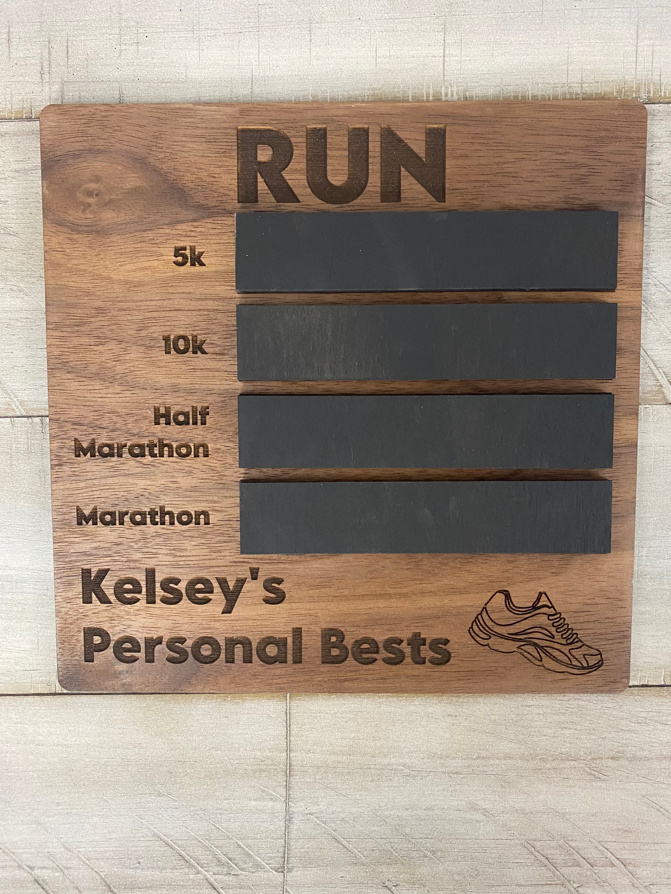 Personal Best Runner Gifts Running Frame PB Times Gifts for Runners Half Marathon Triathlon Gift Athlete Fitness Idea