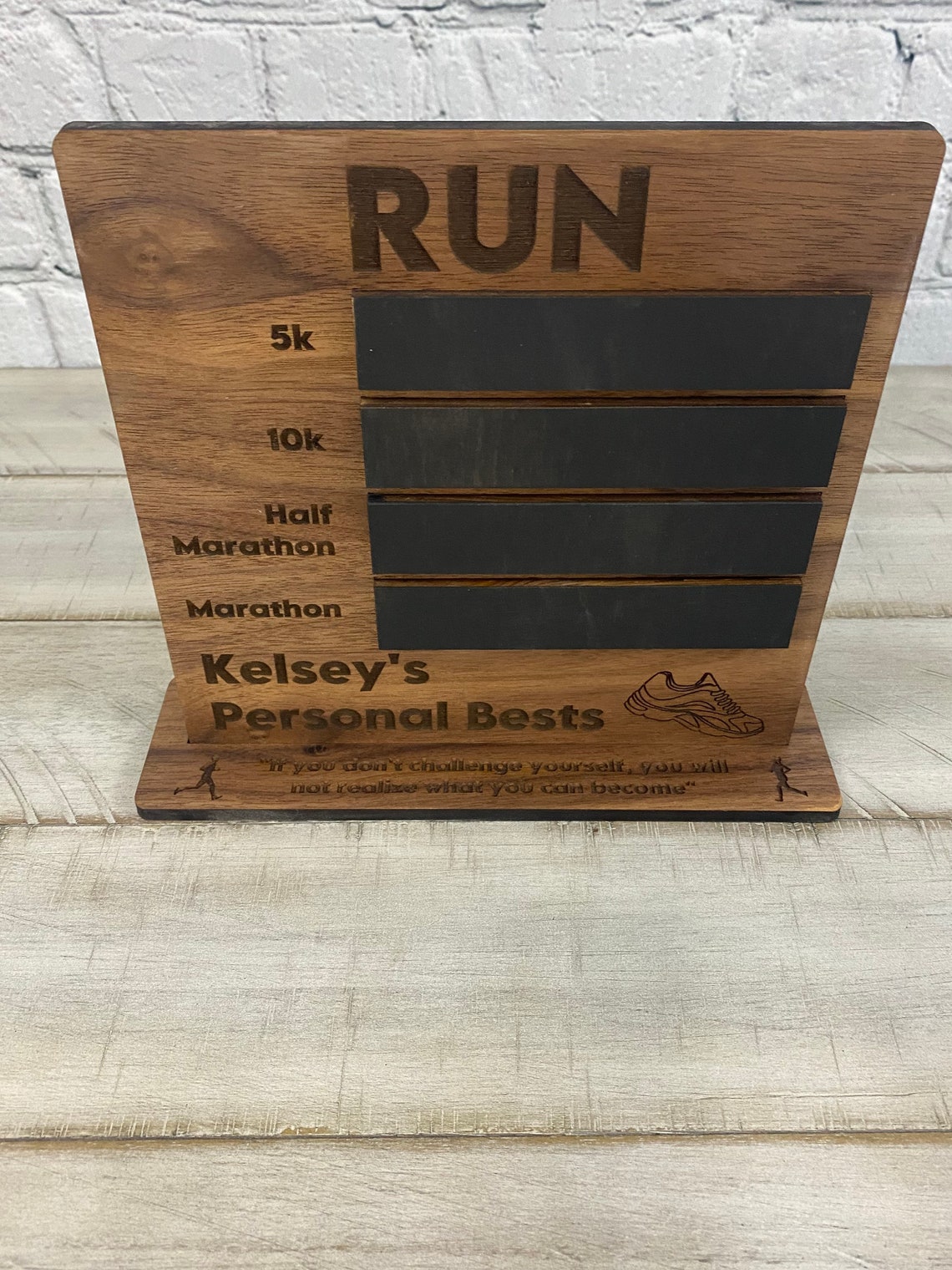 Personal Best Runner Gifts Running Frame PB Times Gifts for Etsy