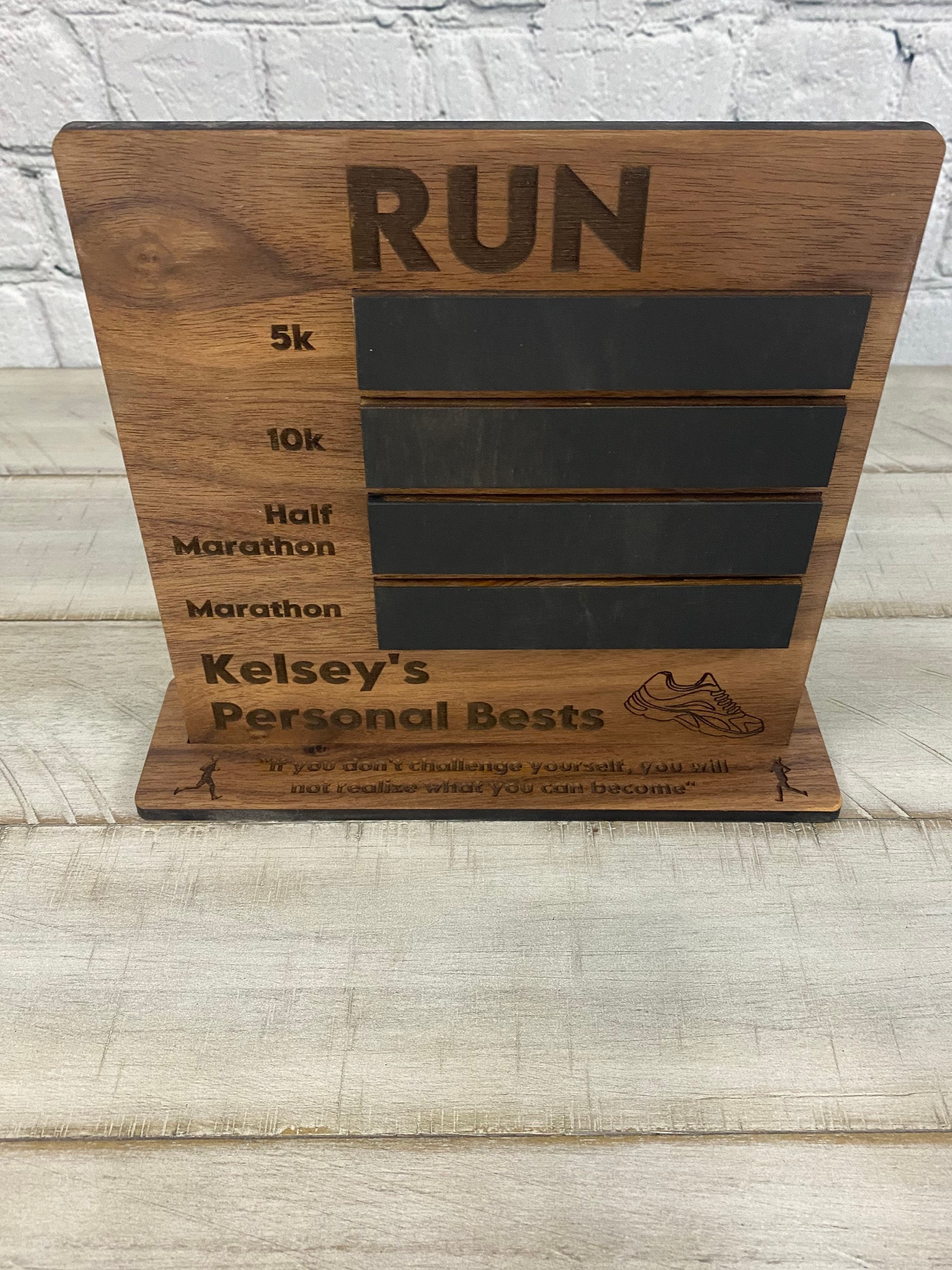 Personal Best Runner Gifts Running Frame PB Times Gifts for Runners Half Marathon Triathlon Gift Athlete Fitness Idea