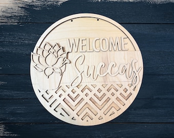 Welcome Succas Sign DIY Kit | Activity Sign | Multiple Sizes Available