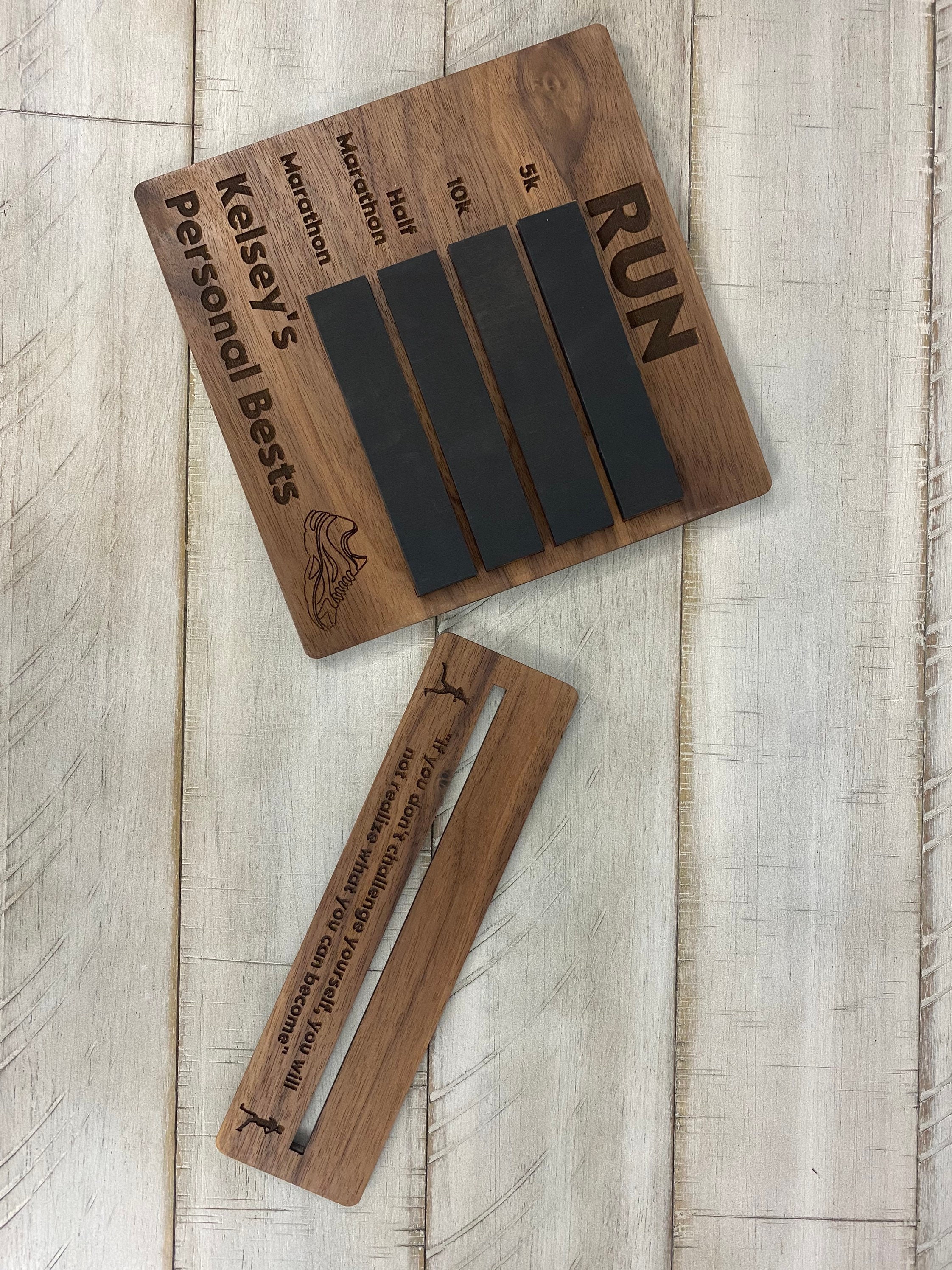 Personal Best Runner Gifts Running Frame PB Times Gifts for Runners Half Marathon Triathlon Gift Athlete Fitness Idea