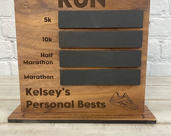 Personal Best Runner Gifts Running Frame PB Times Gifts for Runners Half Marathon Triathlon Gift Athlete Fitness Idea