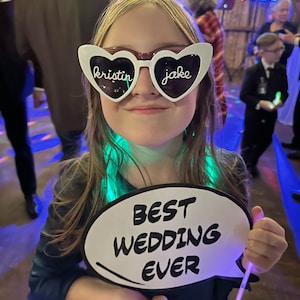 Wedding Photo Prop | Photo prop sunglasses | Personalized Sunglasses | party photo prop | Valentines Day photo prop