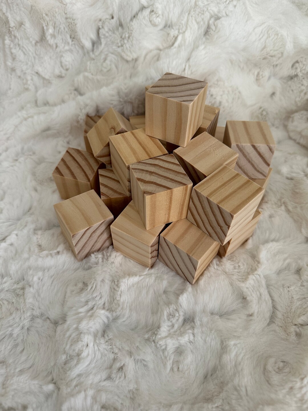 Bulk Small Wood Blocks Small Wood Blanks Craft Blocks Diy Wood Crafts