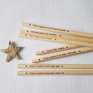 Customizable wooden pencil