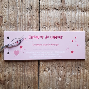 Chéquier de l'amour