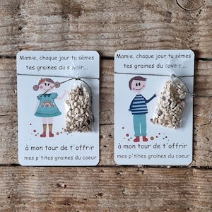 Carte graines mamie