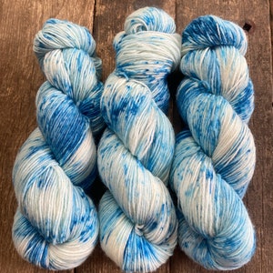 Hand dyed wool, sock yarn 100g skein