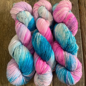 Lã tingida à mão com fio de meia de lã de alpaca 100g - novelo de 400 m Super macio