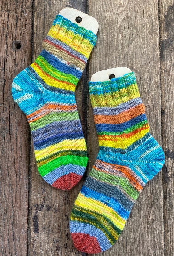 Chaussette en laine epaisse sale