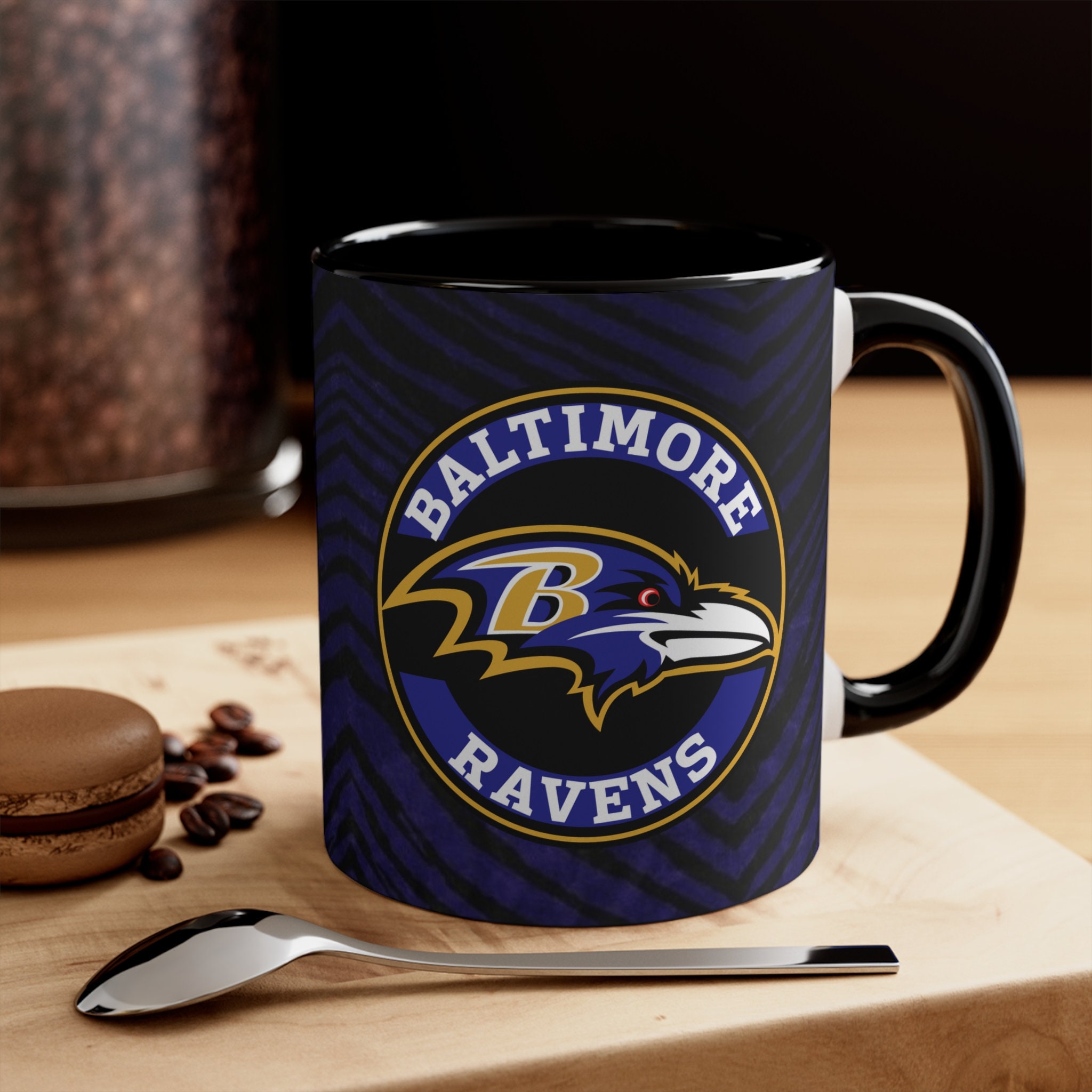 Greater Distance NFL Football Baltimore Ravens 14 oz Two-Tone Tall Belly  Mug, Handmade Large Ceramic…See more Greater Distance NFL Football  Baltimore