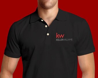 KW Keller Williams Embroidered Chest Logo Soft Touch Polo