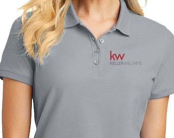 Ladies Keller Williams KW Logo Pique Polo