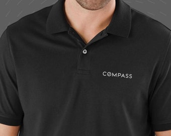 Compass Real Estate Men's Soft Stretch Pique Polo