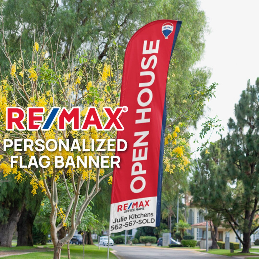 Remax Customized OPEN HOUSE Feather Flag Banner - Etsy