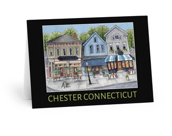 Downtown Chester CT - Greeting Cards (5 Pack)