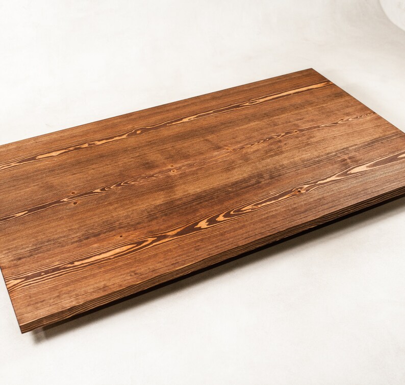 Pine Wood Table Top Solid Wood Oiled Handmade Rustic Etsy