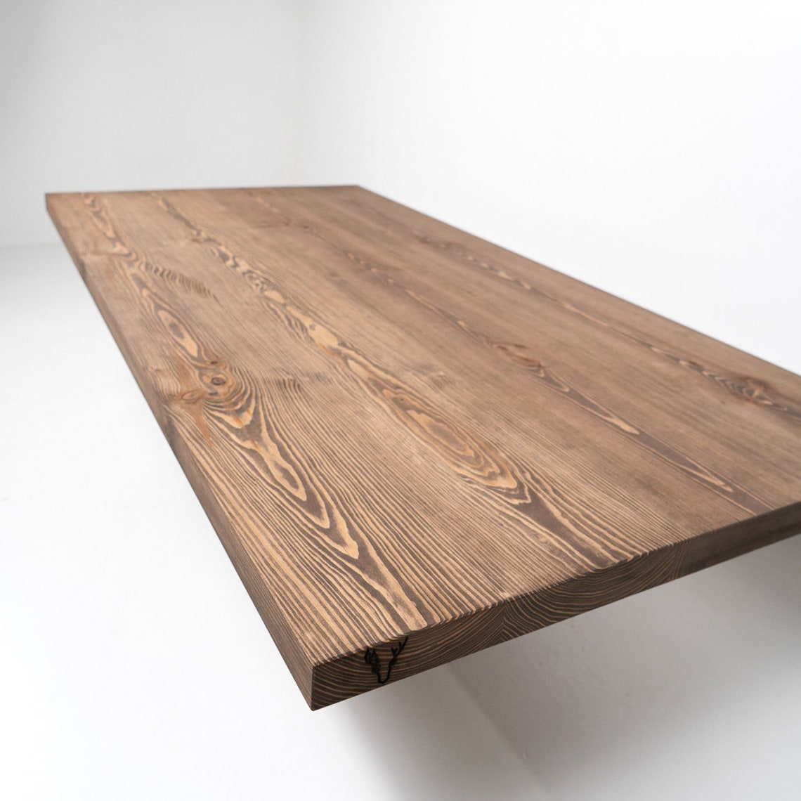 Pine wood table top Solid Wood Oiled Handmade Rustic Etsy