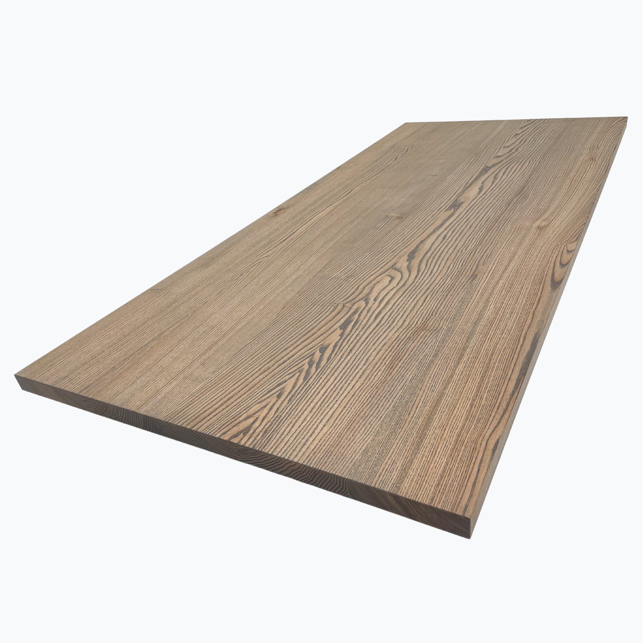 Tablero de mesa madera de roble tratada gris oscuro 200x40x4 cm