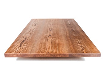 study table for home Solid wood table top | Wooden Desk top | Exclusive natural Ash wood, Oiled | Clean cut | Available in different various sizes, colours