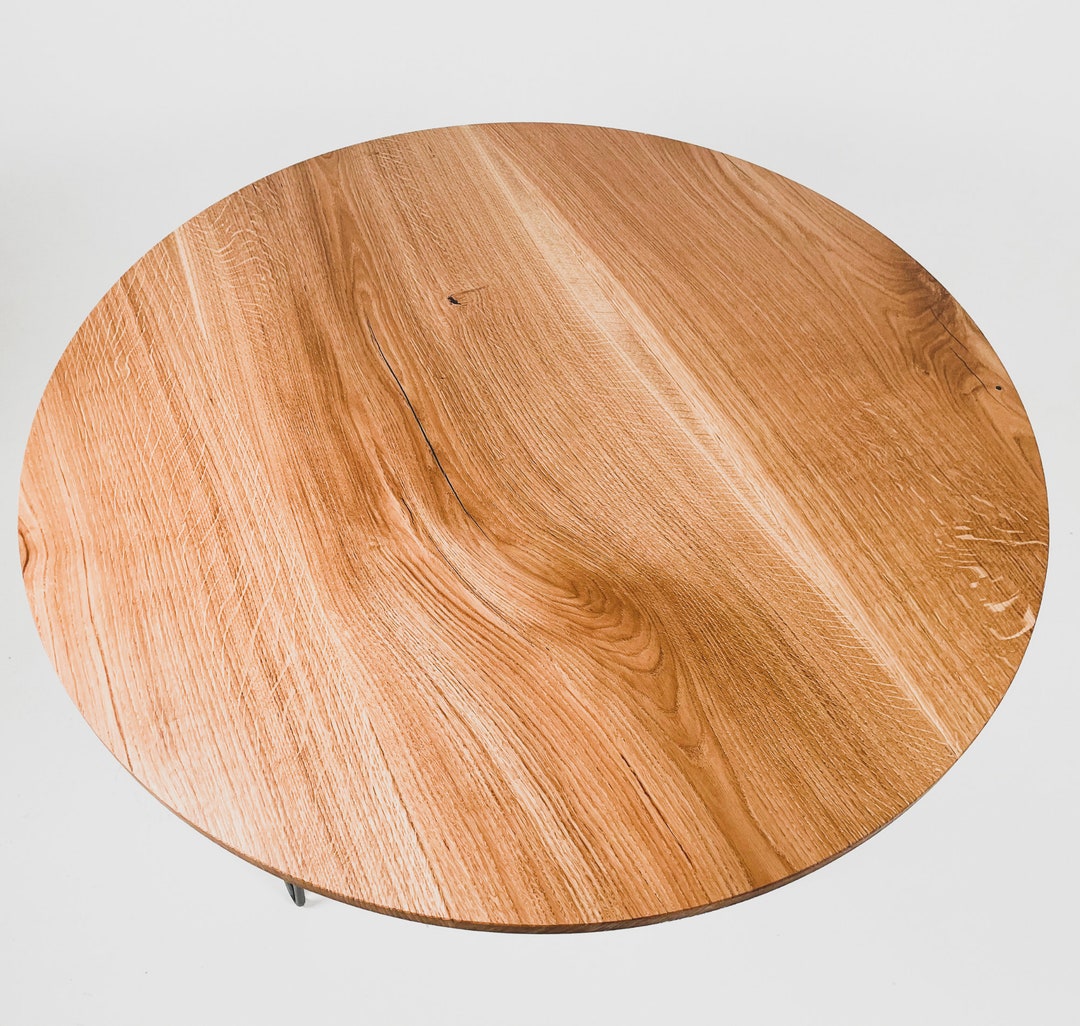 VidaXL Tablero de mesa redondo de pino natural 25 mm 80 cm