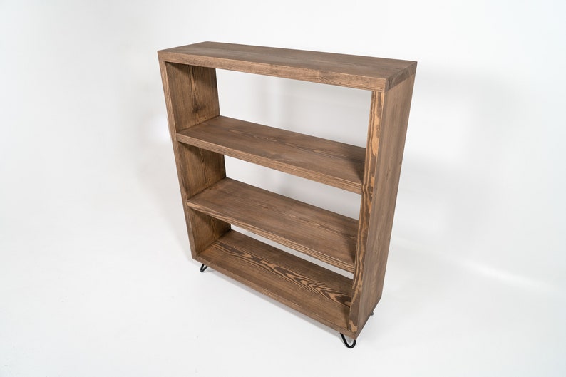 Oiled Office storage Rustic room divider Custom made For Bathroom Kitchen Livingroom Shelving Unit Bespoke sizes Solid Wood