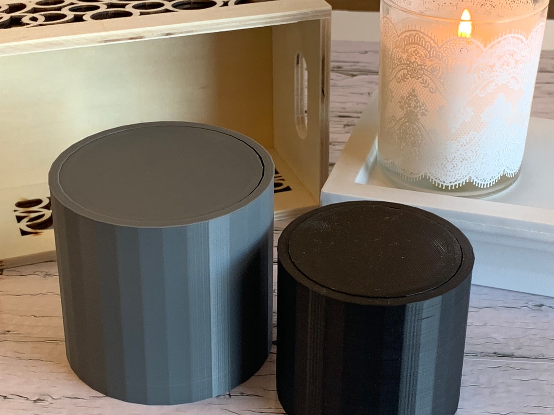 Round Bath Bomb Mold Press Molds 3 piece mold 3D mold Etsy