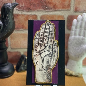 Palmistry Chiromancy Hand Wall Decor / 2 versioni disponibili / Altar Decor / Fortune Telling / Palm Reading / Psychic Wall Art