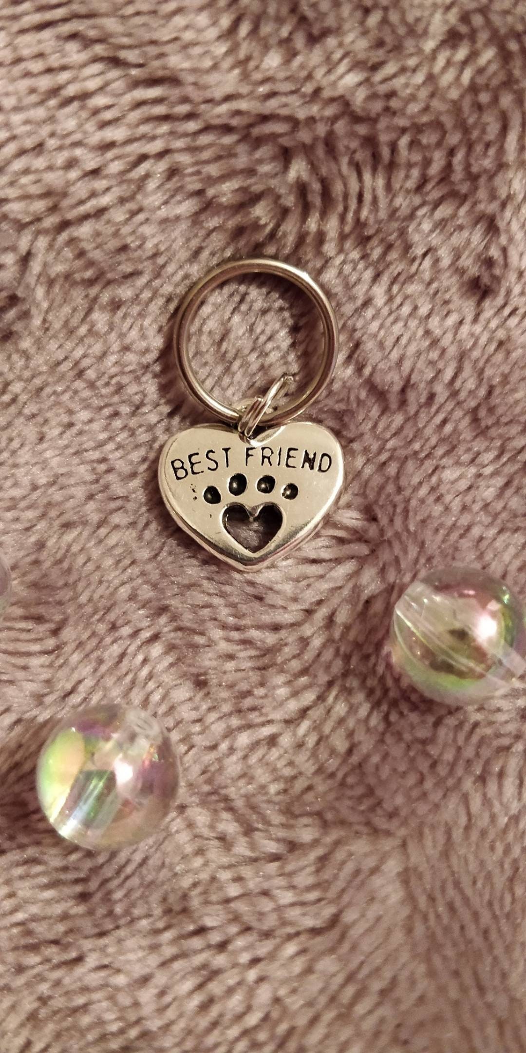 Best Friend Dog Tag Charm Dog Collar Gift Free UK P&P Etsy