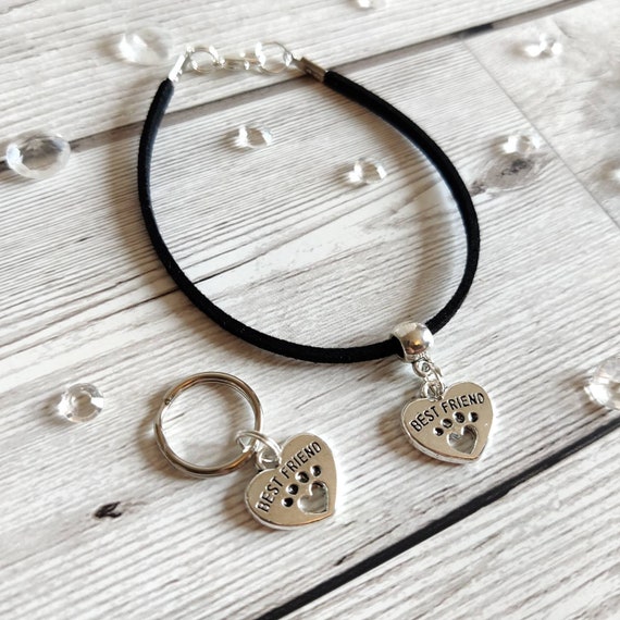 Best friend dog store collar charm