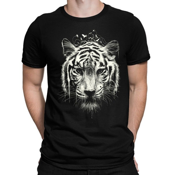 Tiger Head Men's T-Shirt | DTG Printed