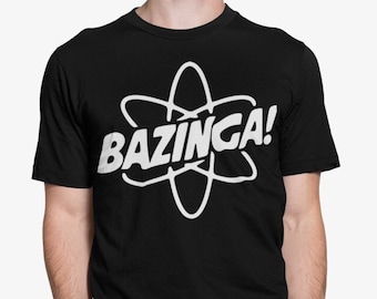 Bazinga Particle Mens T-Shirt Theory Sheldon Geek Science