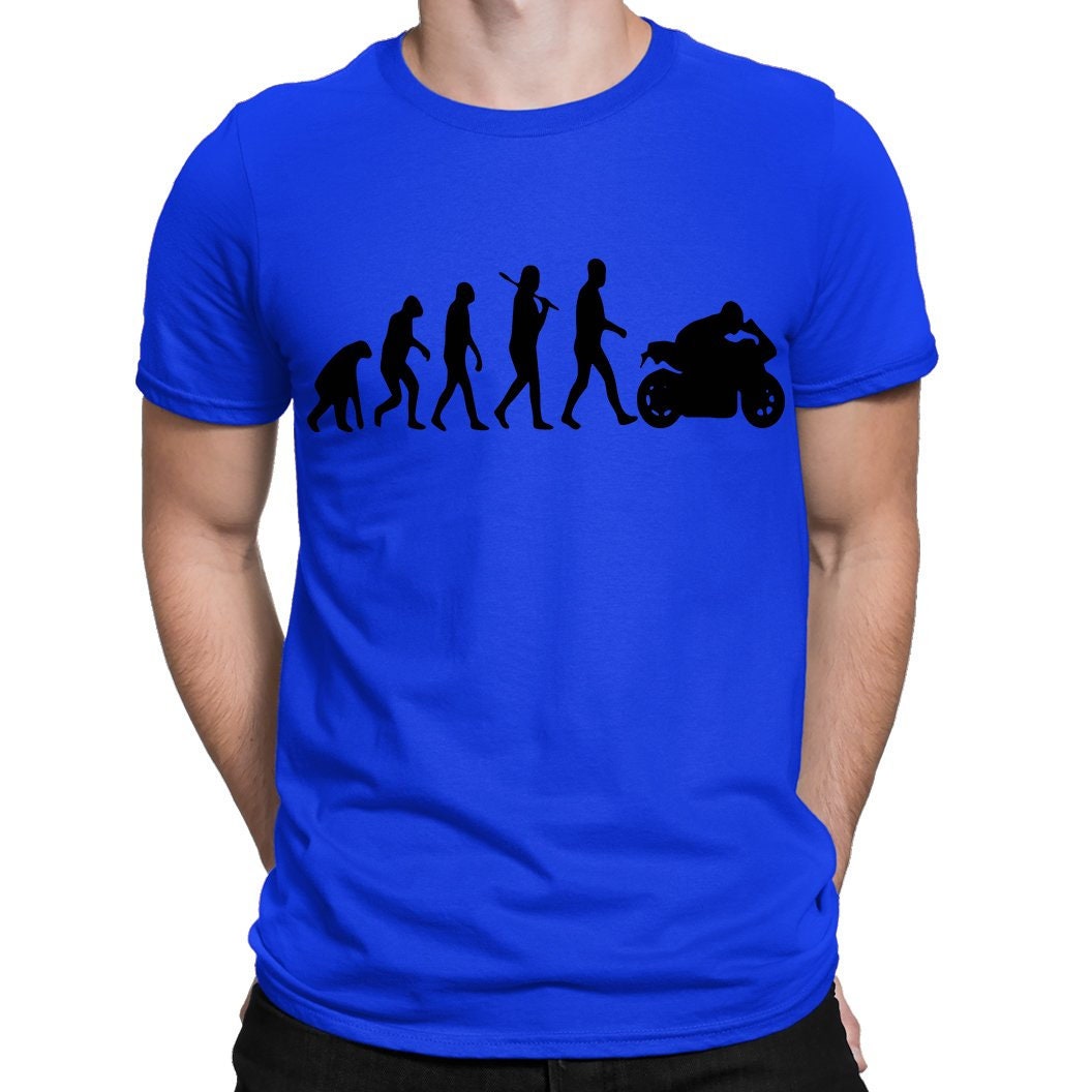 Motorcycle evolution sales t shirt