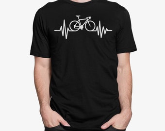 Fahrrad Puls Herren T-Shirt Biker Radsport