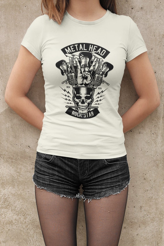 T shirt donna rock sale