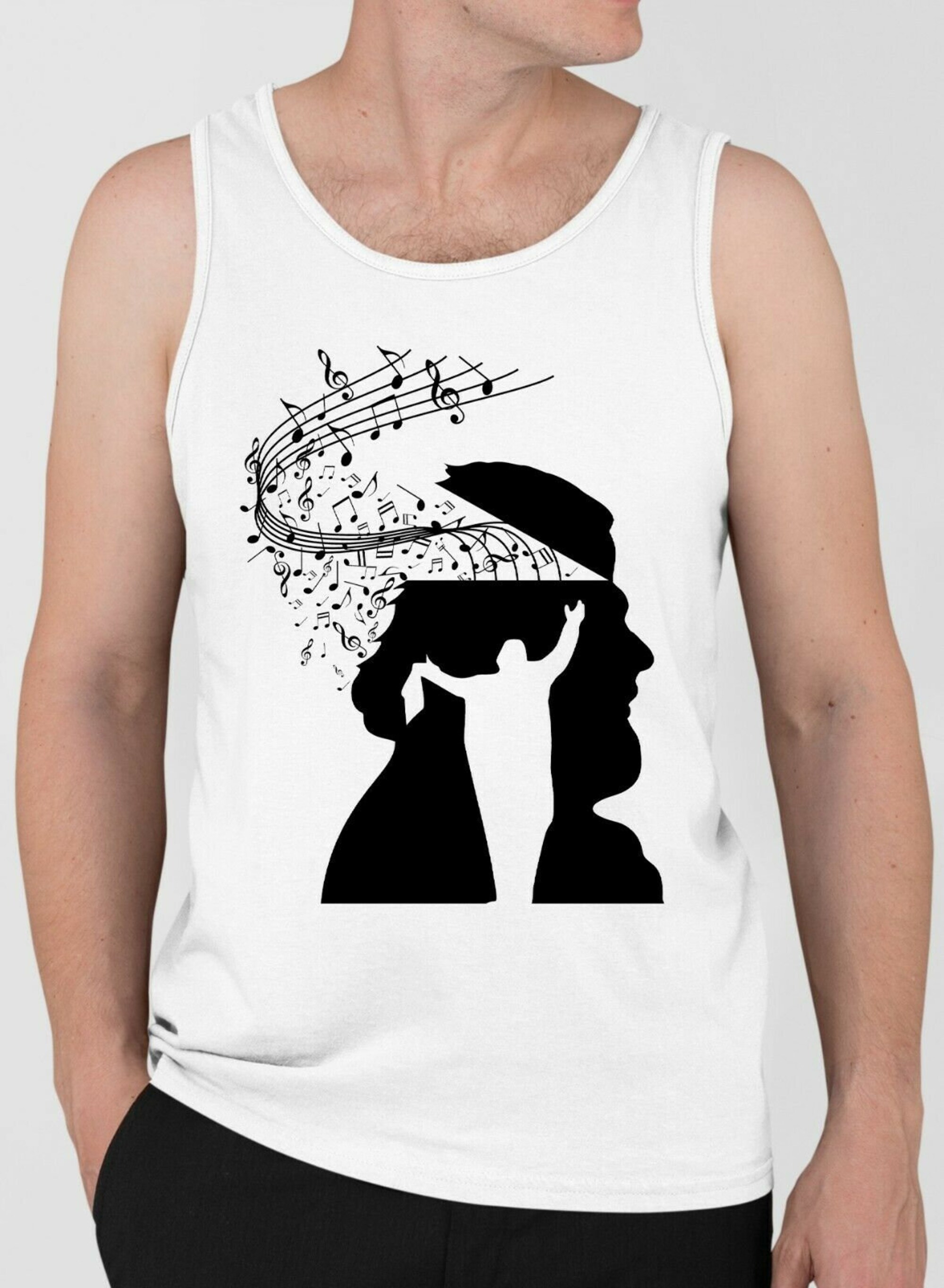 Discover Composer Music Tank Top | Screen Printed Vest