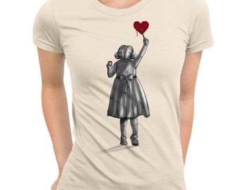 Banksy Crea T-Shirt Donna