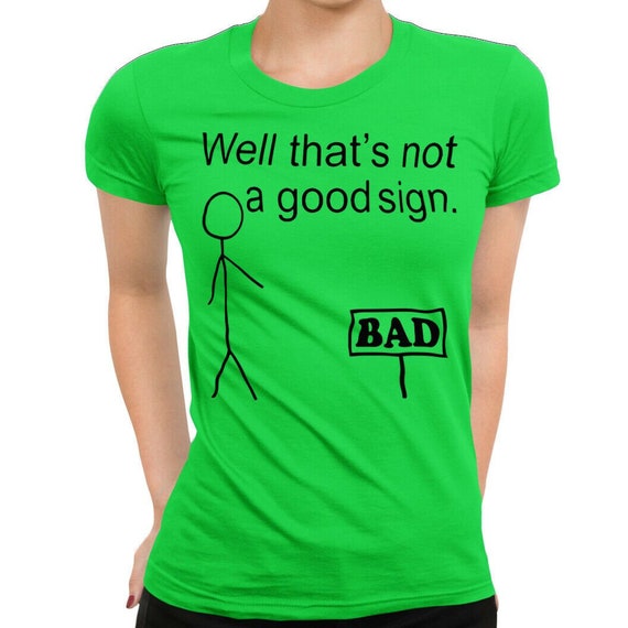 Thats Not A Good Sign Funny Stickman Bad' Men's T-Shirt