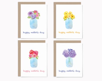 Spring Set of Cards Mixed Pack of Greeting Cards for any occasion Variety Multipack 12 Blank Greeting Cards with Envelopes